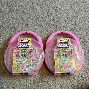 Care Bears Pink Jewelry Making Beads Bracelet Kit Case Bundle NEW Craft Easter